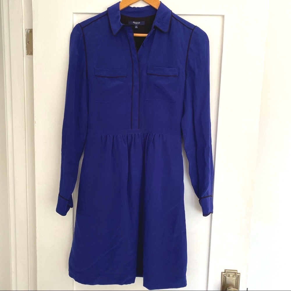 Silk Madewell shirt dress